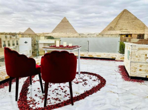 Locanda view pyramids in
